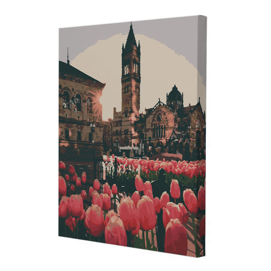 Картина за номерами Riviera Blanca Весна у Бостоні 40x50 см (RB-0439)