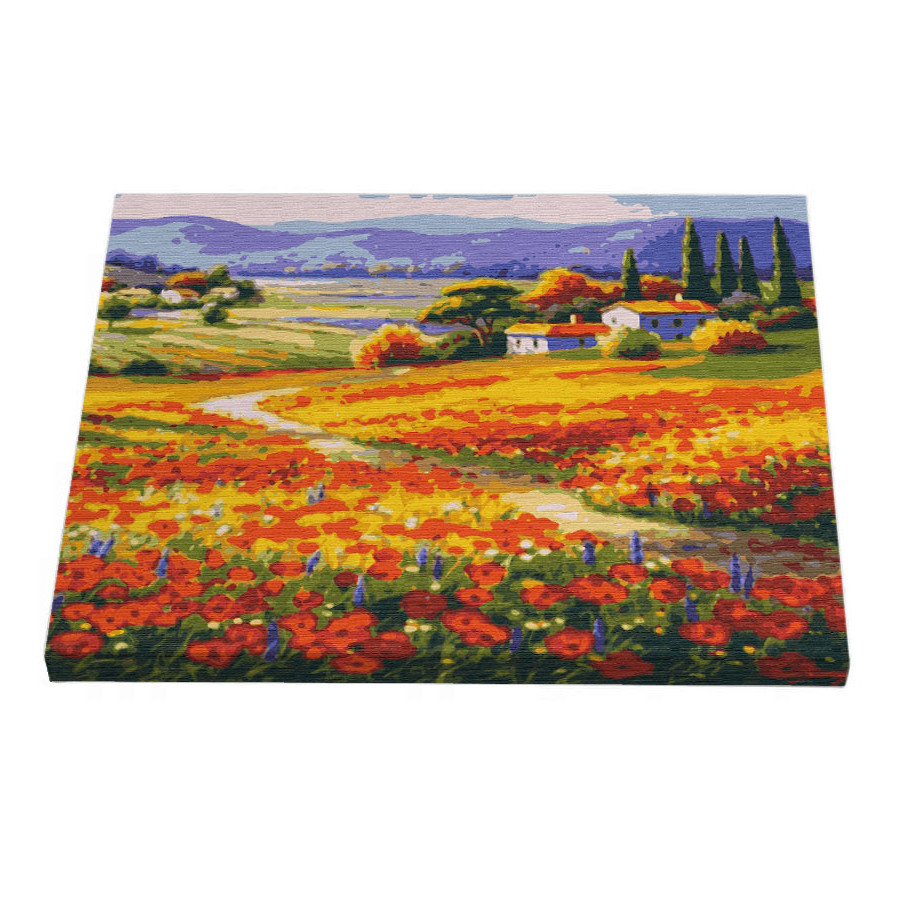 Картина за номерами Riviera Blanca Маки Провансу 40x50 см (RB-0459)