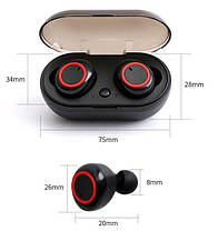 Бездротова гарнітура із зарядним відсіком Y50 червона, фото 2