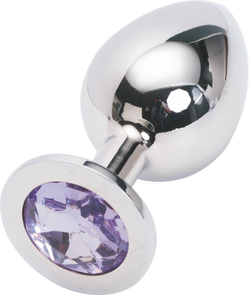 Анальная пробка Butt Plug Silver Large Dshop
