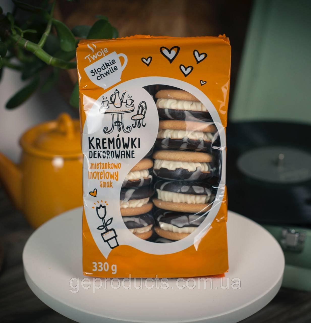 Печиво з кремом сметанкове Kremowki 330г. Польща