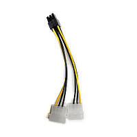 Кабель Atcom 6pin to 2 molex 20см