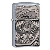 Зажигалка Zippo 207 Harley-Davidson Motor Flag