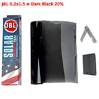 Тонировочная пленка для лобового стекла JBL 20х150 см Dark black 20% (20D_20*150)