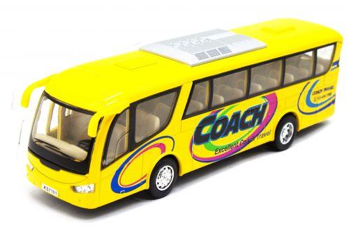 Інерційний автобус "Coach" (жовтий) [tsi113832-TCI]