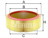 A580 Mfilter фільтр воздушний