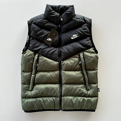 Чоловічий спортивний костюм Nike жилетка світшот і штани чоловічий стильний комплект-трійка весна-осінь, фото 5