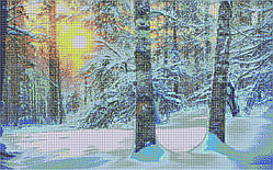 Схема для вишивки бісером ,, Мороз і сонце ,, Сб-1-603