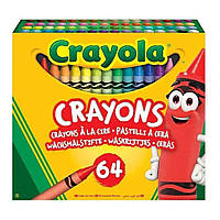 Набор воскового мела с точилкой Crayola 52-6448, 64 цвета, Land of Toys