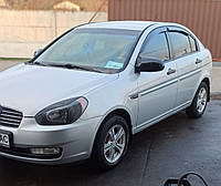 Накладки на зеркала BMW-style (2 шт) для Hyundai Accent 2006-2010 гг DG