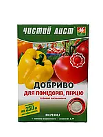Чистий Лист 300г/250л Добриво для помідорів, перцю та інших пасльонових, Квітофор