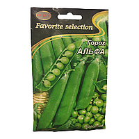Насіння (посівний) зелений солодкий горох ранньостиглий "Альфа" | 20г | HK Еліт