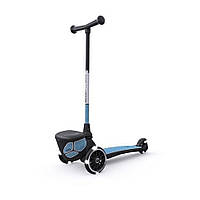 Самокат Highwaykick-2 Scoot and Ride SR-210201-STEEL, со светящимися колесами, стальной, Land of Toys