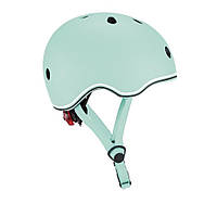 Шлем защитный детский GO UP LIGHTS GLOBBER 506-206 пастельный зеленый, с фонариком, 45-51 см, Land of Toys