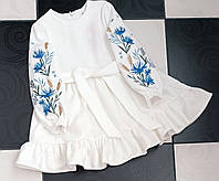 Платье деткое для девочки белое