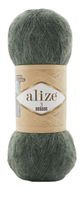 Нитки пряжа для в'язання з мохером 3 SEASON Три сезони Alize № 180 - зелений