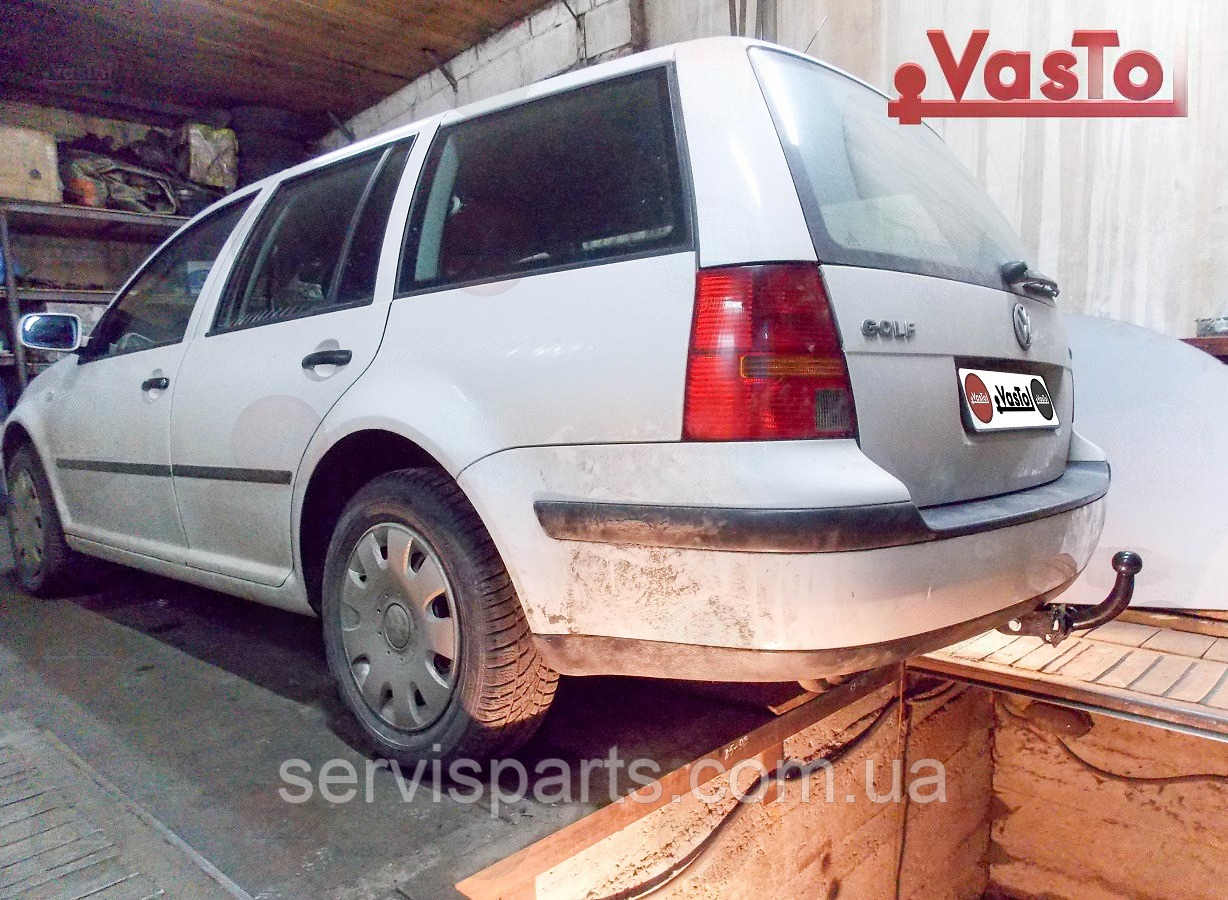 Фаркоп Volkswagen Golf 4 1997-2004 (Фольксваген Гольф 4) крюк на болтах - фото 5 - id-p15617842