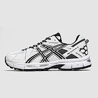 Кроссовки Asics Gel-Kahana 8 White Black, мужские кроссовки, женские кроссовки, Асикс белые 39(24.5)
