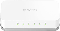 Комутатор D-Link DES-1005C/B1A 5xFE, некерований White