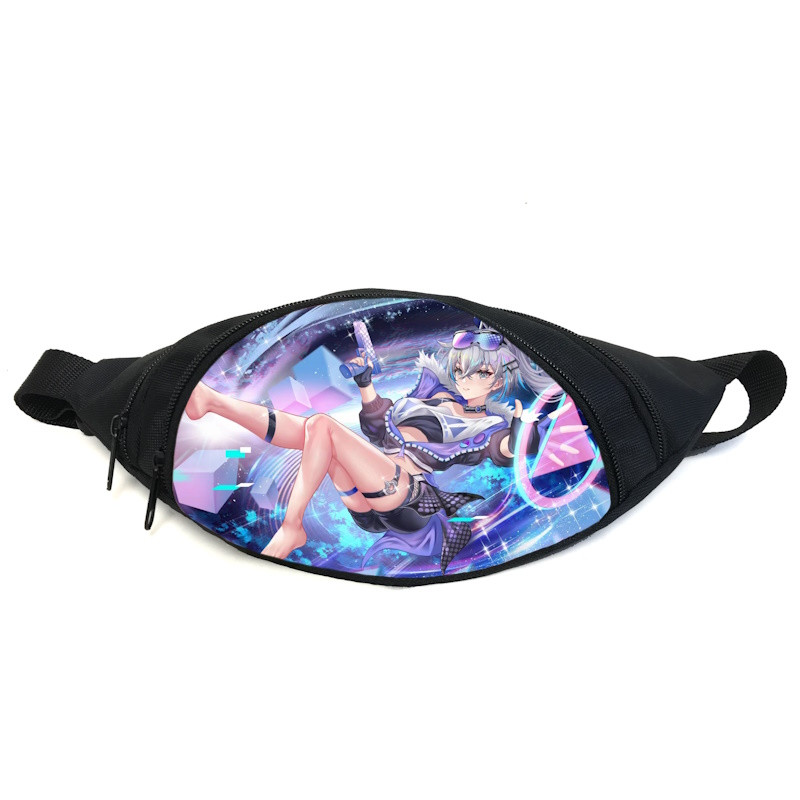Поясна сумка-бананка Хонкай стартий рейл Honkai Star Rail (GB HSR 026) Gear Bag чорна