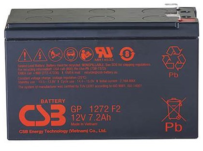 Акумулятор для бесперебійника 12В, V, 12вольт, 7,2 А‧год, ач, АН, ІБП, ДБЖ