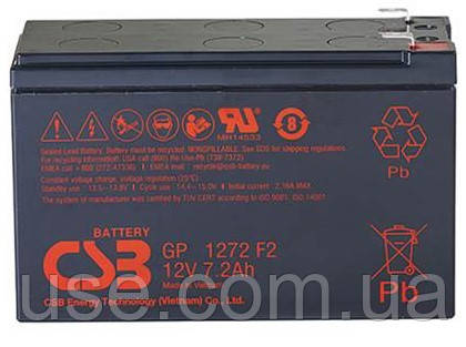 Акумулятор для велосипеда 12 V, 7 AH, тяговий, AGM, агм