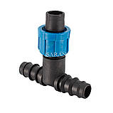 Трійник редукційний для крапельної стрічки/ трубки., фото 2