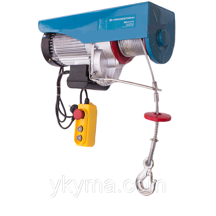 Електрична лебідка Kraissmann SH 500/1000, фото 1