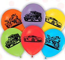 Повітряні кулі "Транспорт" асорті ТМ Твоя Забава (50 штук)