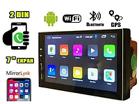 Автомагнитола сенсорная 2Din, с экраном 8 дюймов, на Android, Ram 2+ Storag 32 Bluetooth, Wi-Fi, microSD 7709A