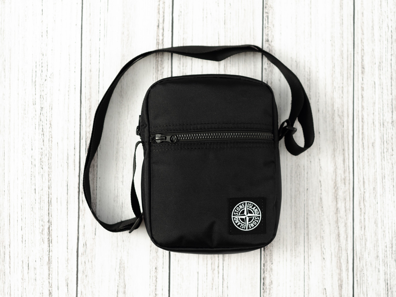 Маленька чоловіча спортивна сумка через плече Стон Айленд Stone Island, фото 1
