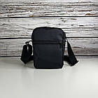 Сумка New Balance чорного кольору / Чоловіча спортивна сумка через плече Нью Баланс / Барсетка New Balance, фото 5