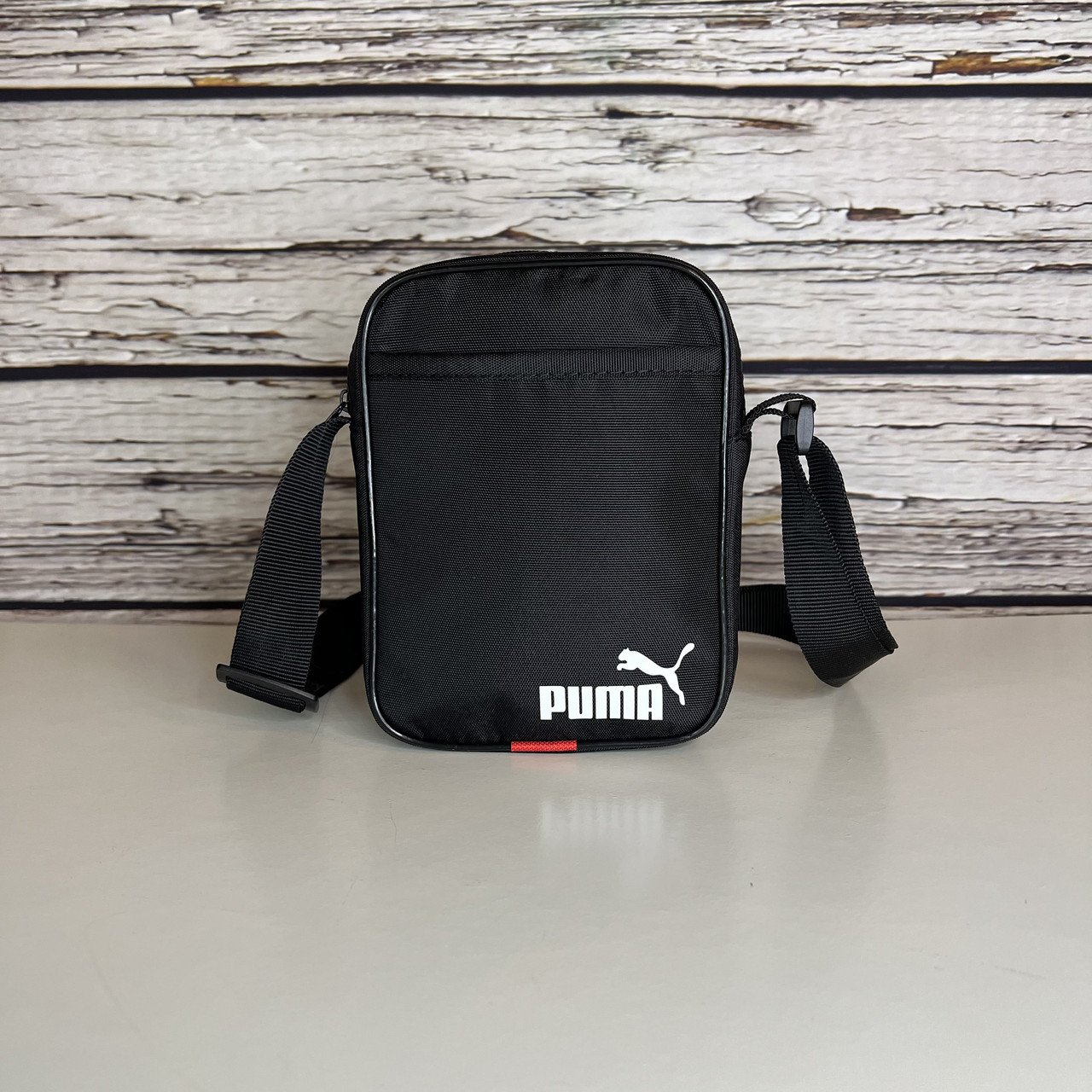 Барсетка Puma / Чоловіча спортивна сумка через плече Пума / Сумка Puma чорного кольору, фото 1