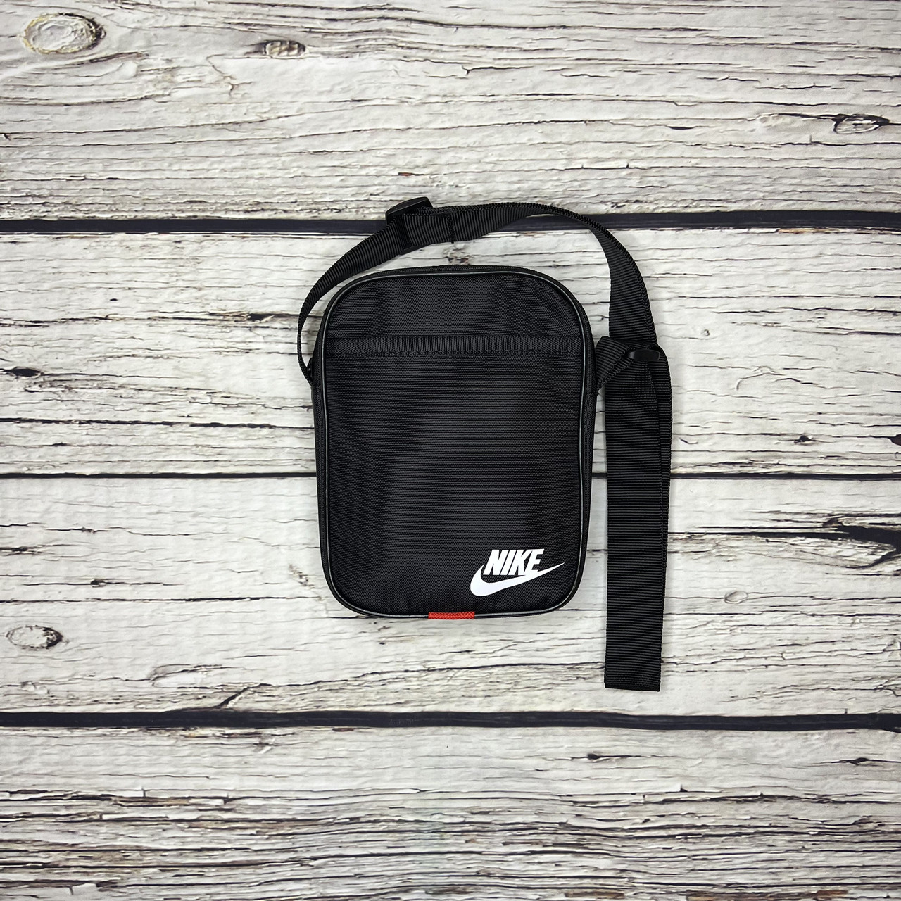 Чоловіча барсетка спортивна на плече найк Nike чорна, фото 1