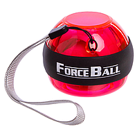 Гироскопический эспандер кистевой Powerball Forse Ball красный / Тренажер для рук