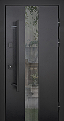 Преміальні вхідні двері з терморозривом Queen Black Гарантія 7 років