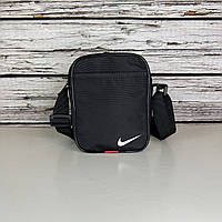 Барсетка Найк / Мужская спортивная сумка через плечо найк / Сумка Nike черного цвета