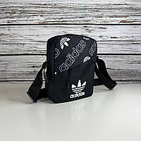 Маленькая спортивная барсетка Адидас Adidas черная