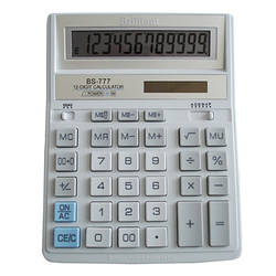 Калькулятор  бухгалтерський  Brilliant BS 777 WH (12 розрядний)