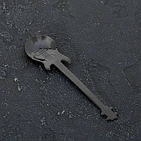 Ложки чайні у формі гитари з нержавіючоі сталі колір Срібло