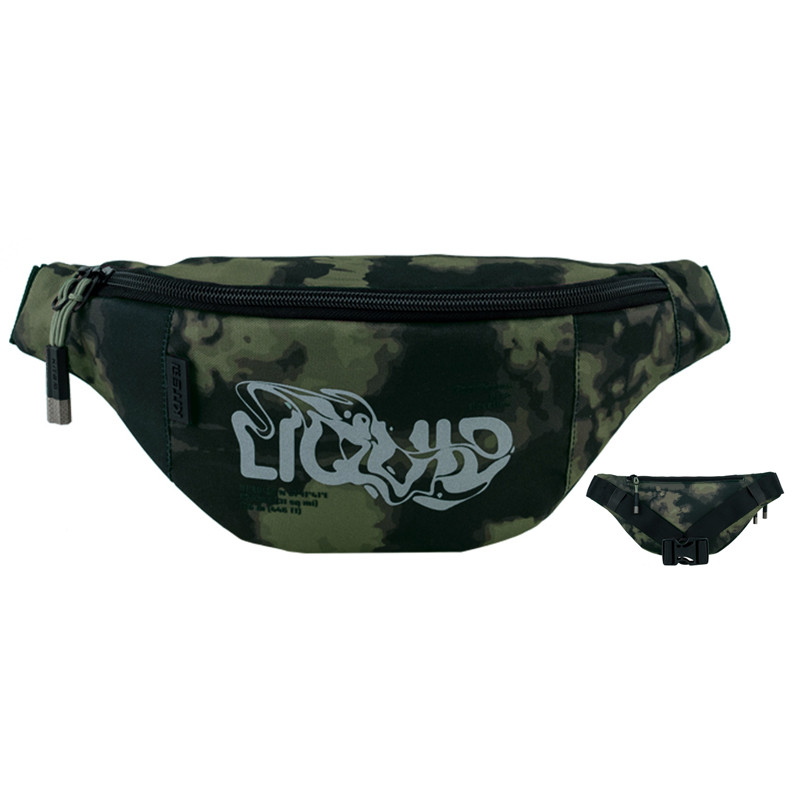 Сумка-бананка Kite Education teens K24-2770-4  31x13.5x8.5  хакі