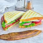 Сендвічниця тостер 850Вт RAF R284T / Міні гриль з антипригарним покриттям / Електробутербродниця, фото 2