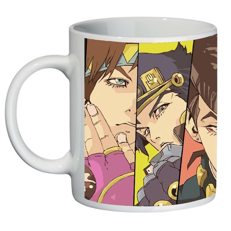 Чашка Неймовірні пригоди Джоджо JoJo Bizarre Adventure (мережка supercup Jojo 0010)