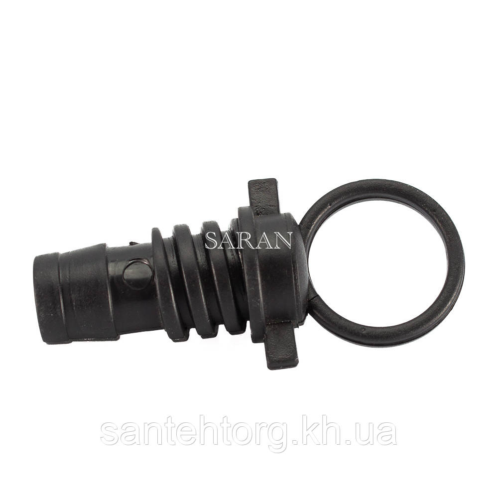 Заглушка для садової трубки D-16", фото 1