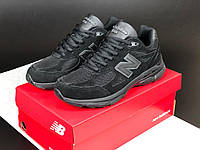 Мужские кроссовки N5ew B5alan5ce 990 12151 черные (качество)