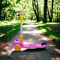 Самокат триколісний "Sprint" (рожевий) [tsi235371-TSI], фото 2