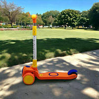 Самокат триколісний "Sprint" (помаранчевий) [tsi235373-TSI], фото 2