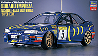 Сборная модель авто Hasegawa CH51 SUBARU IMPREZA 1995 MONTE-CARLO RALLY WINNER "SUPER DETAIL" 1/24