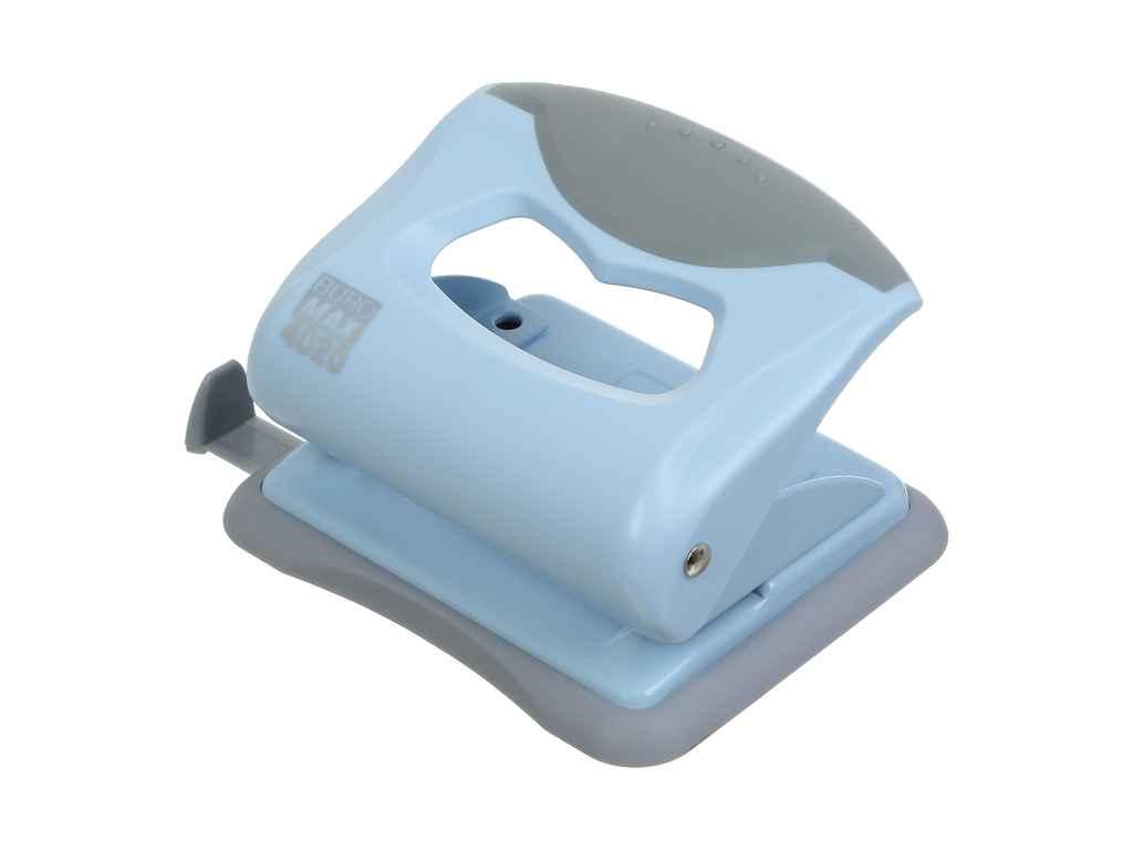 Діркопробивач пластиковий PASTEL (до 20арк.), блакитний ТМ BUROMAX BP, фото 1