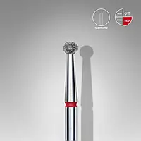 Фреза алмазна куля червона діаметр 2,7 мм FA01R027